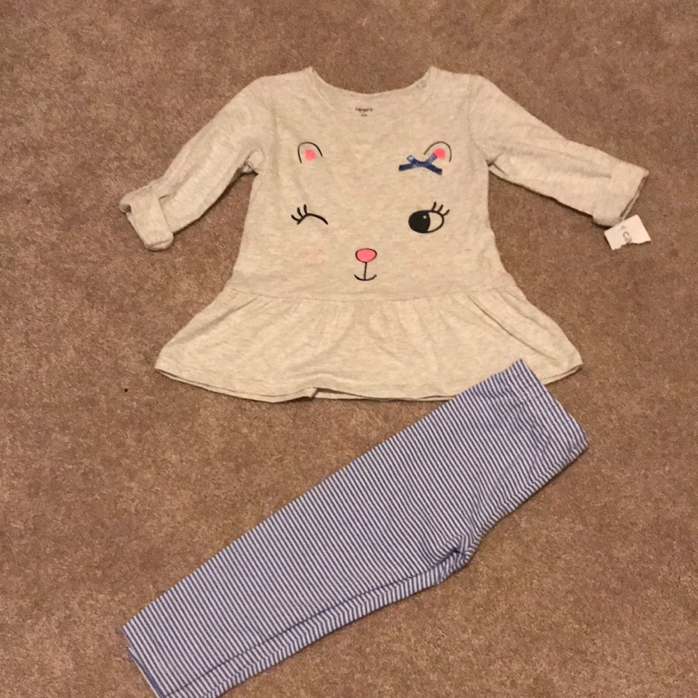 Carter’s toddler girls cat outfit!